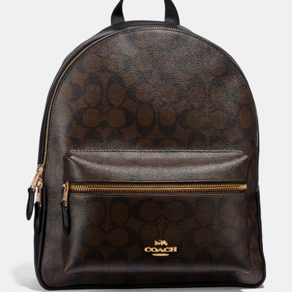 ✨✨SOLD✨✨Coach  Medium Backpack Signature Canvas
